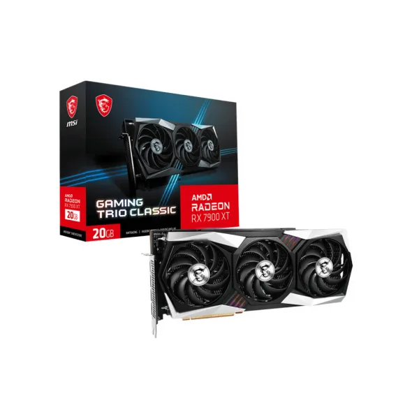 Видеокарта MSI RADEON RX 7900 XT GAMING TRIO CLASSIC 20G, 20GB GDDR6 320-bit 3xDP 1xHDMI  купить с доставкой