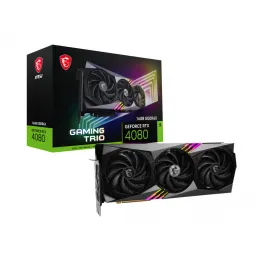 Видеокарта MSI GeForce RTX4080 16GB GAMING TRIO, 16G GDDR6X 256bit HDMI 3xDP RTX 4080 16GB GAMING TRIO